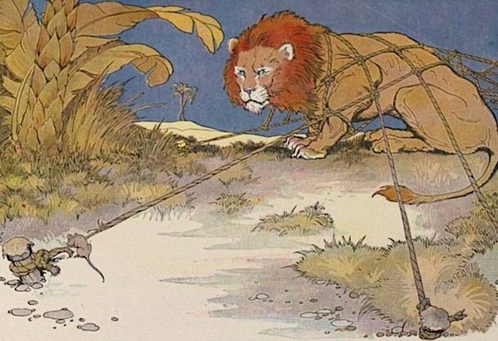 Les Fables d’Ésope : « Le lion et la souris »
