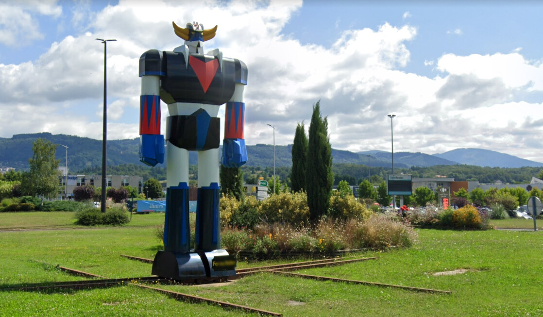 L&rsquo;étonnante destinée de la statue géante de Goldorak devenue symbole de la ville de Thiers