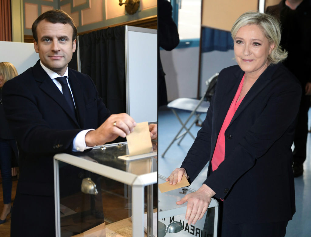 Emmanuel Macron et Marine Le Pen en tête du premier tour des Présidentielles 2022