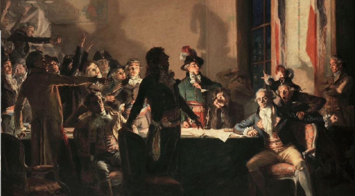 Quand les deux monstres de la Révolution perdaient leur tête le même jour