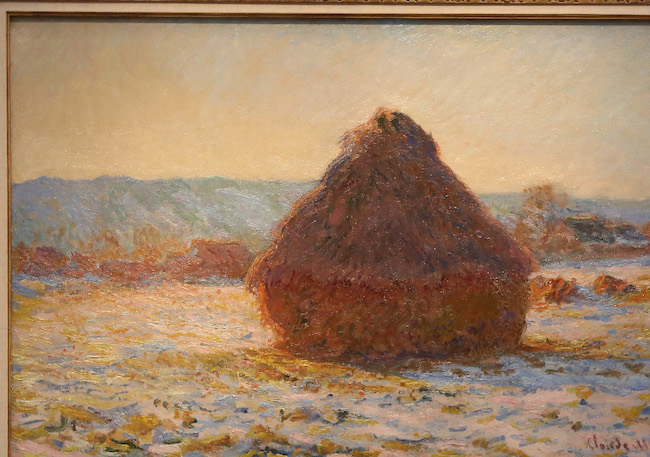 Allemagne: un tableau de Monet aspergé de purée par des militants écologistes