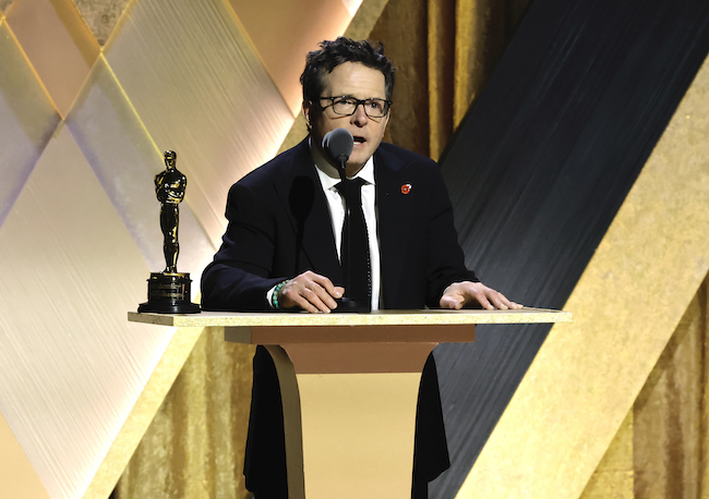 Michael J. Fox reçoit l&rsquo;Oscar d&rsquo;honneur pour son combat contre la maladie de Parkinson
