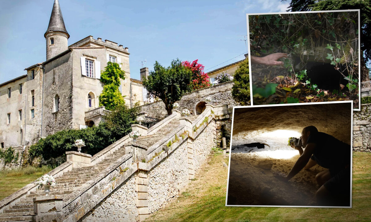 Bordeaux: un Britannique découvre un vaste réseau de tunnels utilisés par la résistance dans un château médiéval