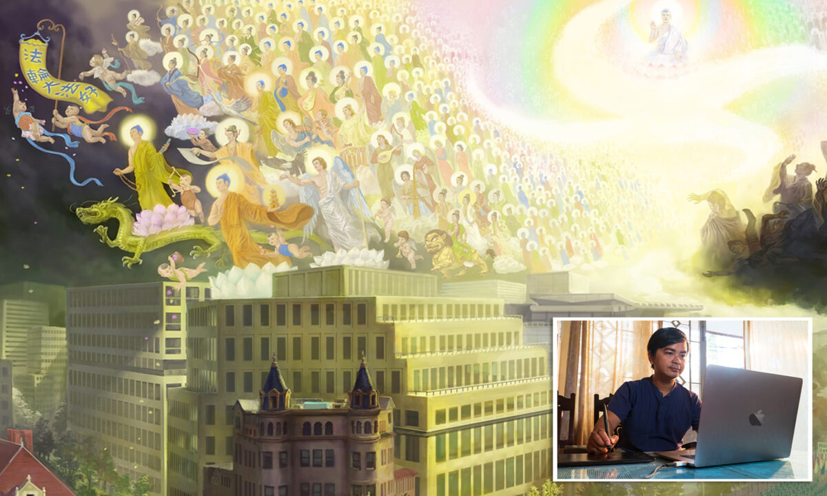 Un ancien artiste athée peint des royaumes célestes et inspire la bonté aux autres : « Les dieux et les bouddhas existent vraiment »