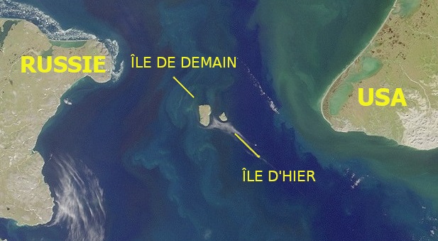 Le seul endroit sur Terre où l&rsquo;on peut «voyager dans le temps», gagner 21 heures en 3 km entre «l&rsquo;île de demain» et «l&rsquo;île d’hier»