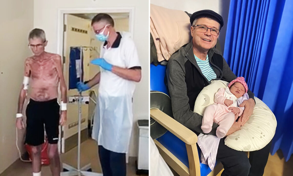 Un homme malade voit l&rsquo;échographie de sa fille enceinte et se rétablit miraculeusement pour rencontrer sa petite-fille