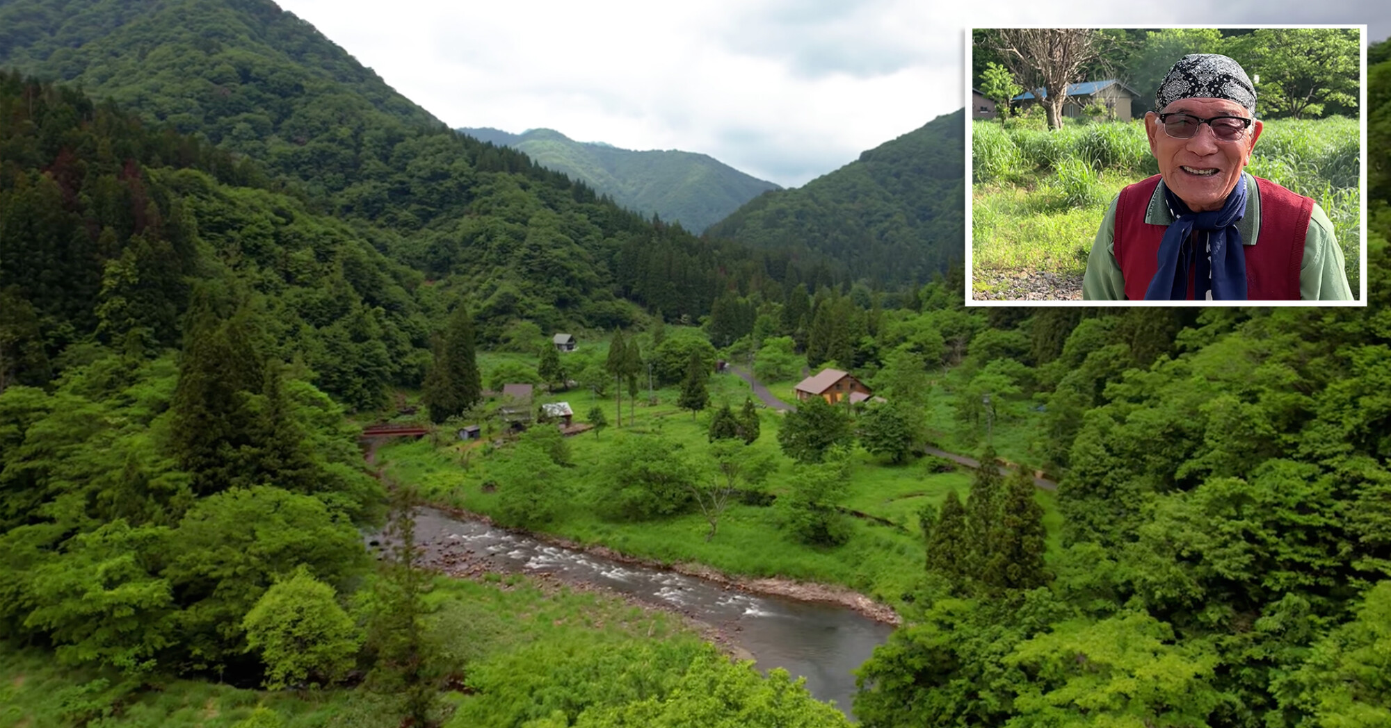 Il passe 24 heures avec un homme de 88 ans, le dernier homme vivant seul dans un village forestier abandonné