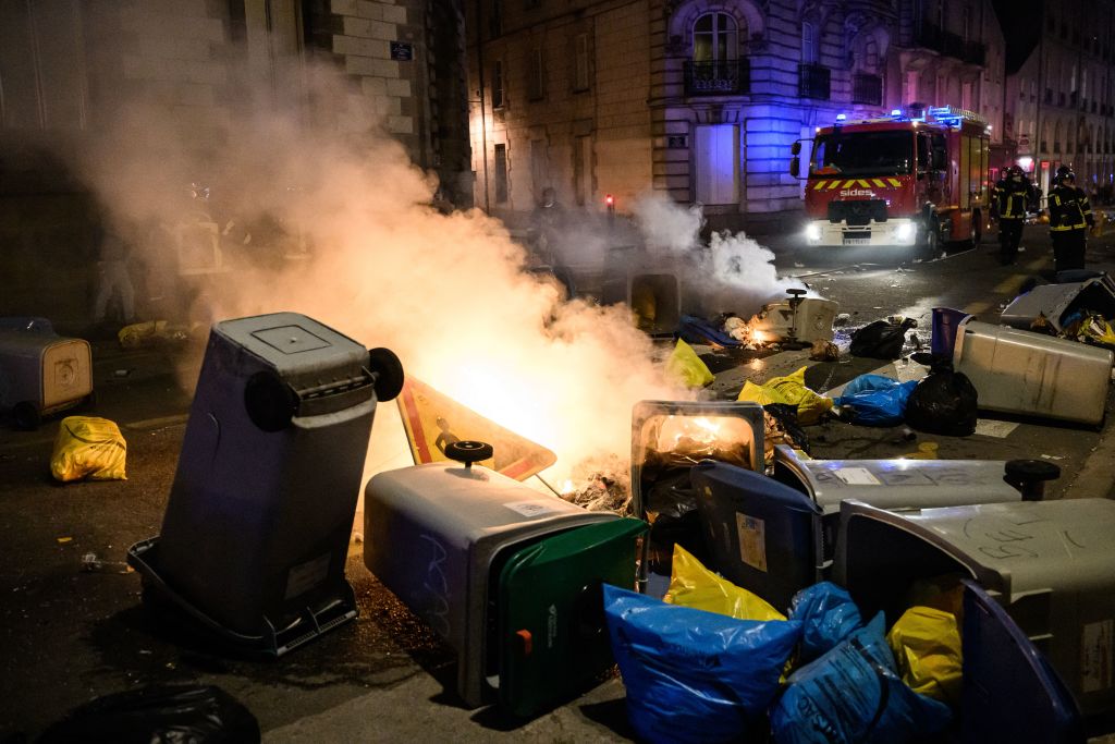 Retraites: 310 interpellations jeudi en France, selon Gérald Darmanin