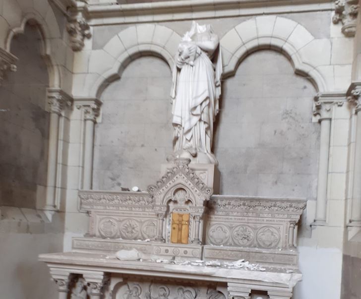 Une église d’Angers vandalisée, une enquête ouverte