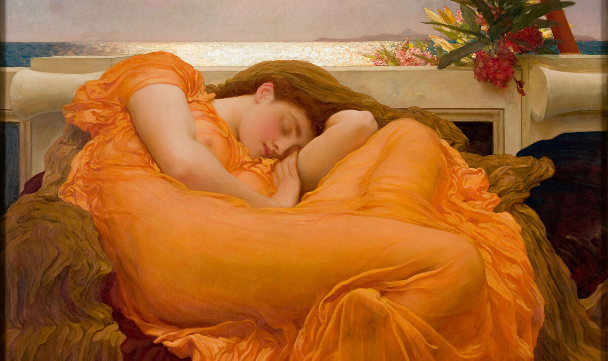 « La Joconde de l&rsquo;hémisphère sud » : l’emblématique « Flaming June » de Frederic Leighton
