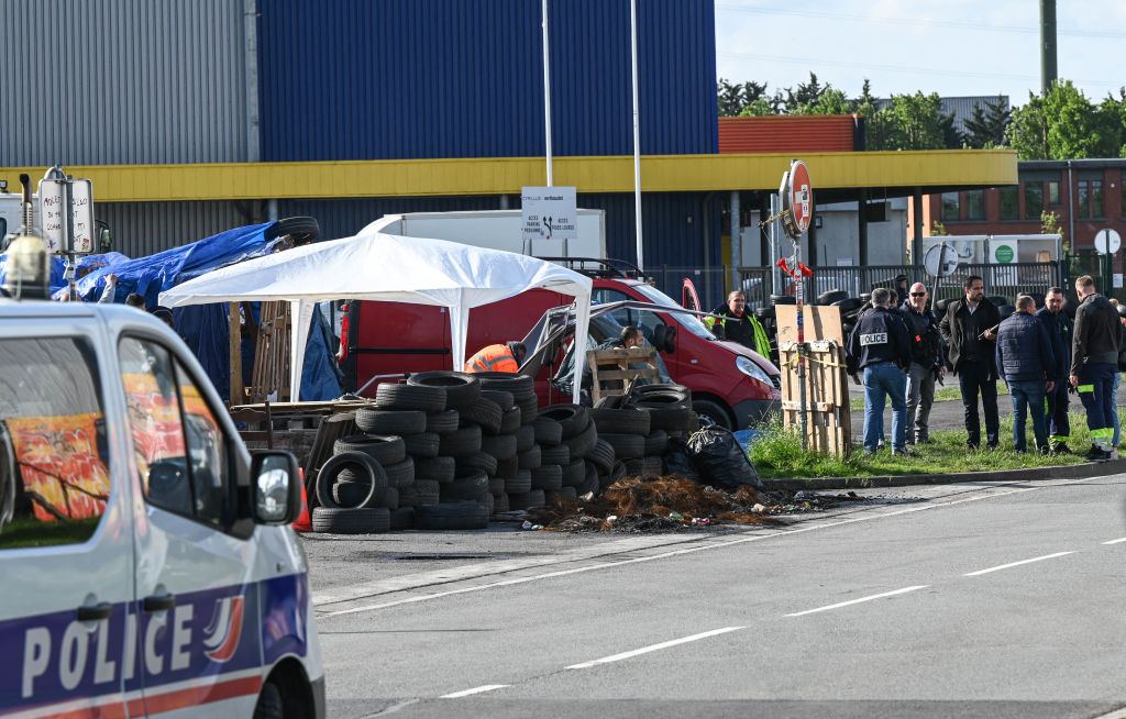 Grève chez Vertbaudet: le piquet de grève évacué par la police