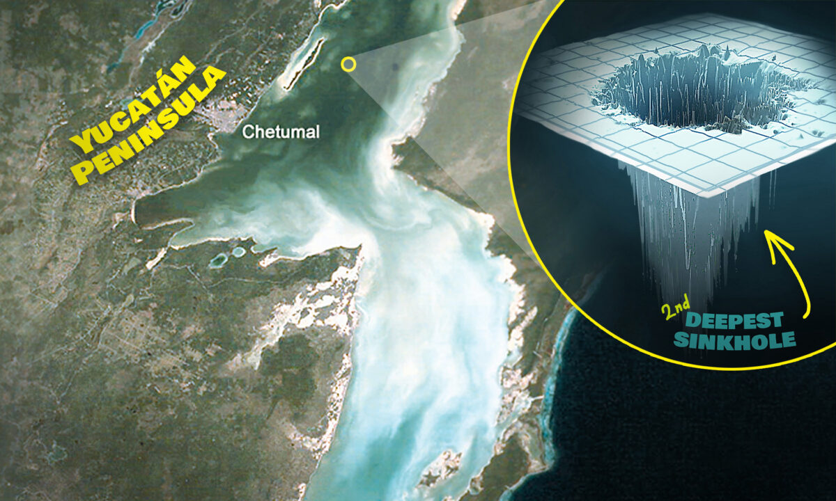 Des plongeurs explorent un gouffre sous-marin abyssal, révélé comme étant le deuxième plus profond au monde – voici à quelle profondeur