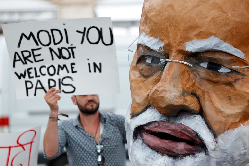 Des défenseurs des droits de l&rsquo;homme s&rsquo;insurgent contre la venue de Narendra Modi à Paris