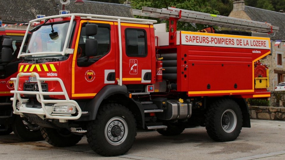 Lozère : le camion de pompiers volé retrouvé et deux jeunes hommes interpellés