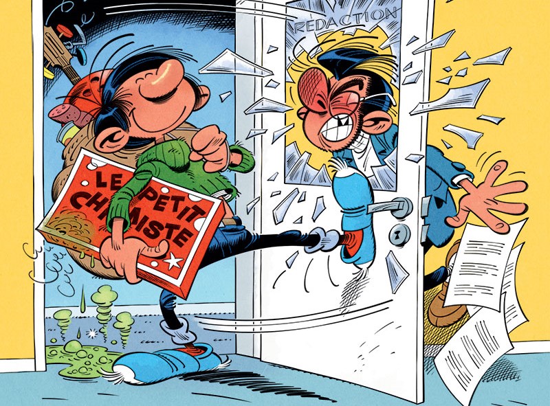 «Le Retour de Lagaffe», un premier album de Gaston Lagaffe dessiné par Delaf paraîtra en novembre