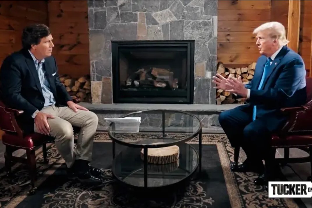 Trump bouscule les orthodoxies politiques dans une interview accordée à Tucker Carlson