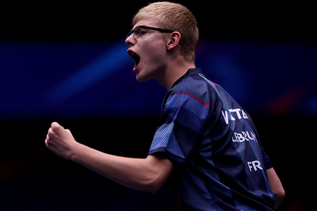 Tennis de table: Félix Lebrun, 3e plus jeune joueur de l&rsquo;histoire à intégrer le Top 10 mondial