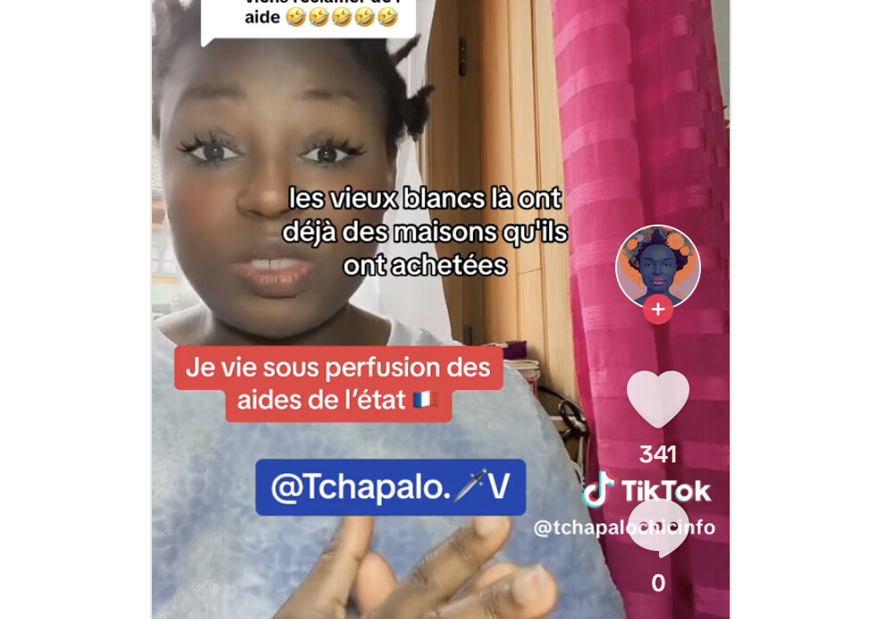 « La France donne même de l&rsquo;argent à ceux qui ne travaillent pas », déclare une influenceuse sur TikTok, appelant les Africains à venir en France