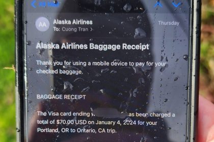 Un smartphone tombé du Boeing d&rsquo;Alaska Airlines, survit à 5000 mètres de chute