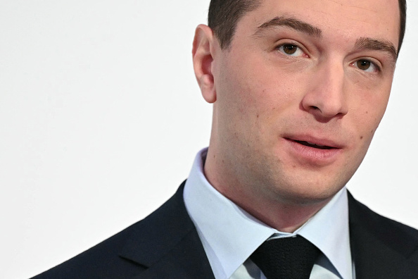 Le président du RN Jordan Bardella.