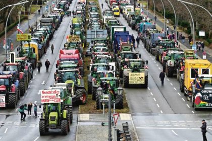 Les manifestations d&rsquo;agriculteurs en Allemagne prennent de l&rsquo;ampleur