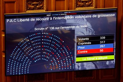 Le Sénat approuve l&rsquo;inscription de l&rsquo;IVG dans la Constitution sans modification