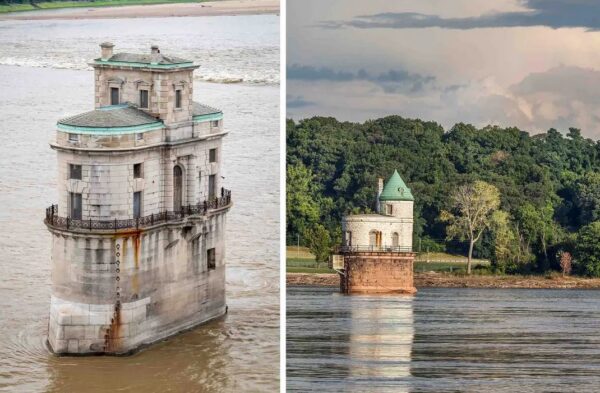 Ces « châteaux » ont été construits au milieu du Mississippi il y a plus de 100 ans – mais de quoi s’agit-il ?