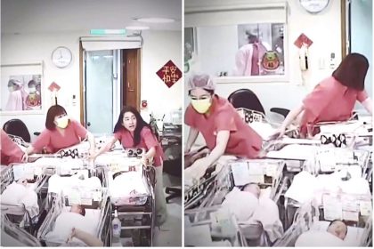 [Vidéo] Les infirmières de la maternité se démènent pour protéger les nouveau-nés lors du tremblement de terre à Taïwan – elles restent héroïquement à l&rsquo;hôpital