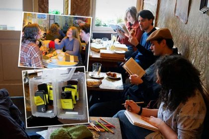 Ce « club hors ligne » confine les téléphones portables de ses clients, leur offrant ainsi une pause dans leur vie trépidante