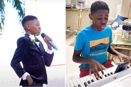 Le garçon devenu viral en chantant lors du renouvellement des vœux de ses parents sort sa première chanson et sa voix est magique