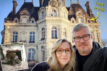 Un couple achète un vieux château de 1865, le restaure pour y accueillir des classes chrétiennes