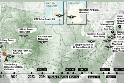 Des bases militaires américaines et des sites sensibles sont visés par des drones depuis des années