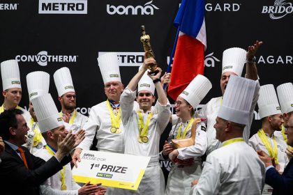 La France, menée par Paul Marcon, décroche le Bocuse d’Or, Graal de la gastronomie