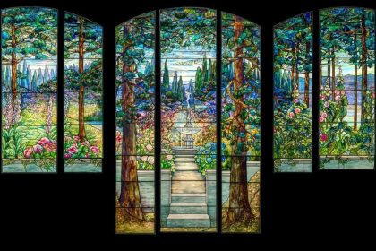 Un jardin de verre toujours en fleurs