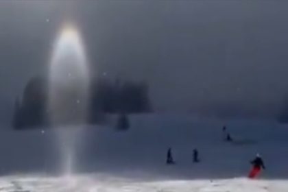 Un magnifique phénomène lumineux appelé « subsun », accompagné de « poussières de diamant », filmé en Autriche