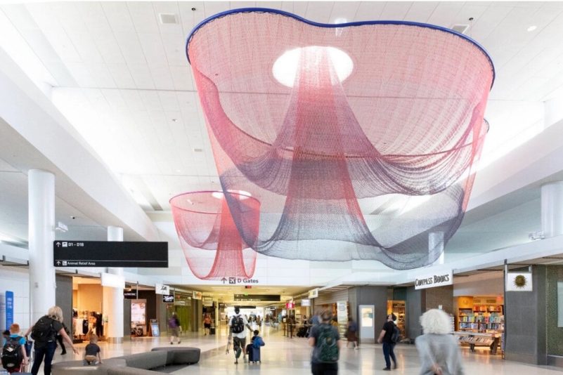 L’art dans les aéroports est conçu pour les voyageurs