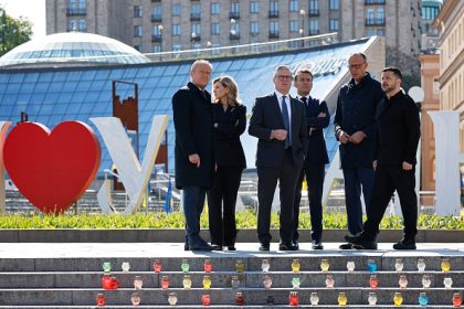 Emmanuel Macron, Friedrich Merz, Keir Starmer et Donald Tusk à Kiev : l&rsquo;Europe unie pour soutenir l&rsquo;Ukraine