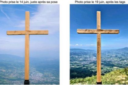 Haute-Savoie : une croix réinstallée après 30 ans, vandalisée cinq jours plus tard