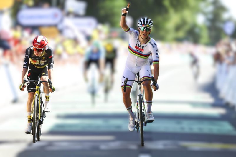 Tour de France : 19 victoires d&rsquo;étape pour Pogacar, encore une journée « presque parfaite »