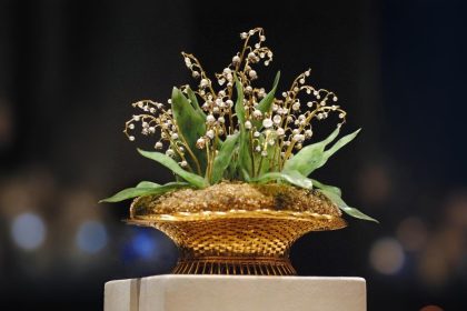 Un bouquet de fleurs coupées de Fabergé