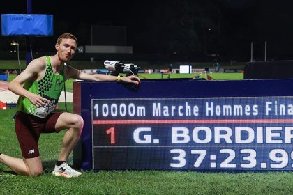 Athlétisme : Gabriel Bordier réalise la meilleure performance mondiale de l&rsquo;histoire sur 10 000 m marche