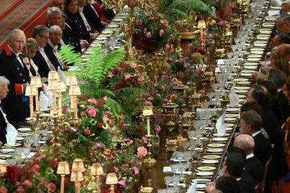 Coup d’œil sur le somptueux banquet officiel organisé en l’honneur de Donald Trump au château de Windsor