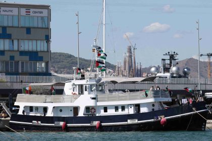 La flottille pour Gaza a dû revenir à Barcelone à cause de vents violents