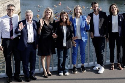 Emmanuel Macron honore les acteurs de la réussite des Jeux olympiques de 2024