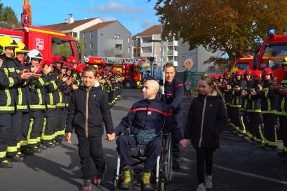 Hommage bouleversant pour Yann, pompier gravement malade, à Villiers-le-Bel